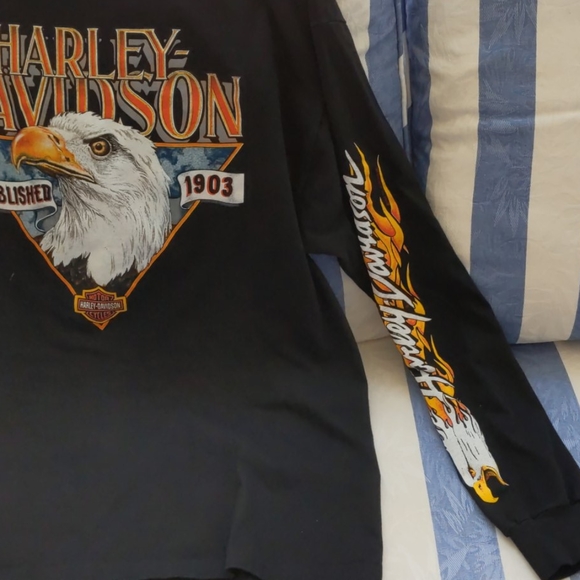 Vintage Harley Davidson Classic LS Tee L - Picture 4 of 4